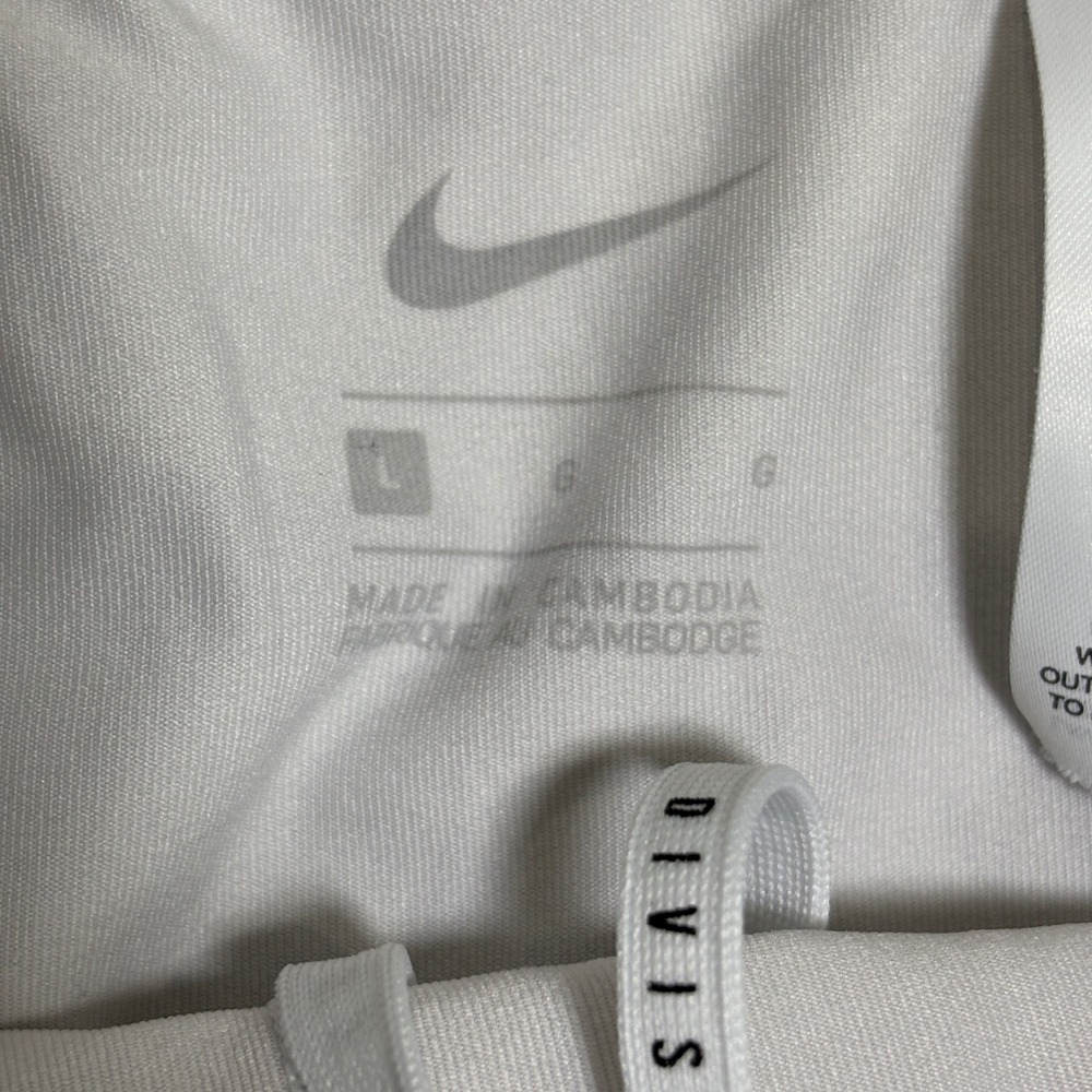 Nike Running Division Shorts Womens Large White Triple Swoosh Ripstop - Picture 4 of 6